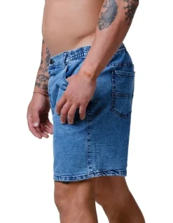 Stock & co. Axis Denim Shorts in Blue