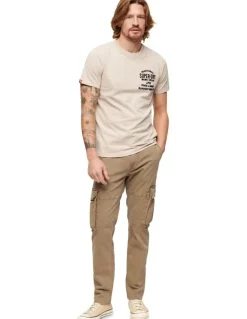 Superdry Core Cargo Pant in Tan Khaki