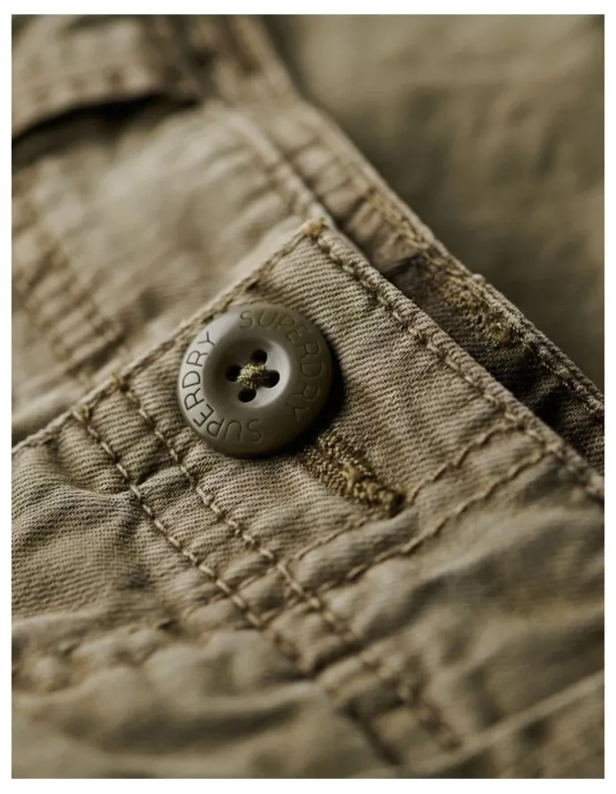 Superdry Core Cargo Short in Chive Green