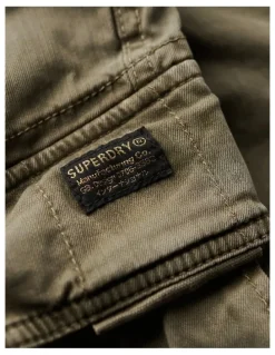 Superdry Core Cargo Short in Chive Green