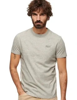 Superdry Essential Logo T-Shirt in Grey Fleck Marle