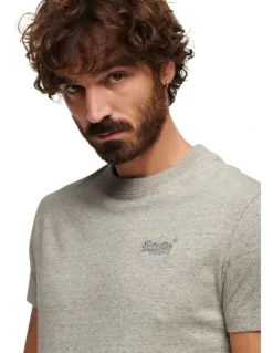 Superdry Essential Logo T-Shirt in Grey Fleck Marle