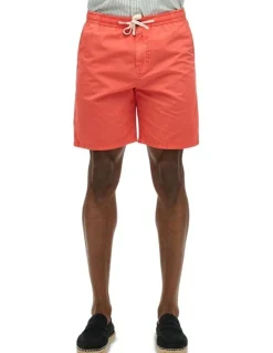 Superdry Essentials Walk Shorts in Rose Red
