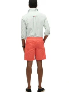 Superdry Essentials Walk Shorts in Rose Red