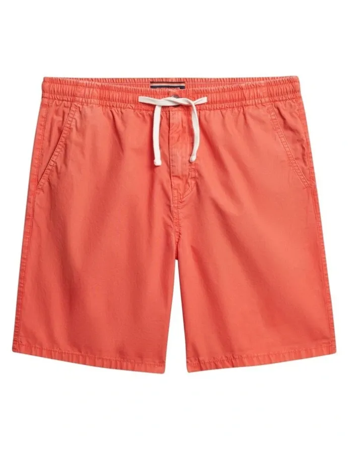 Superdry Essentials Walk Shorts in Rose Red