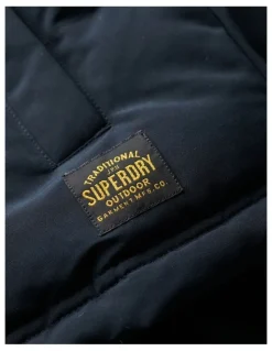 Superdry Everest Hooded Puffer Jacket in Eclipse Navy