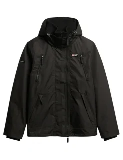 Superdry Hooded Mountain Windbreaker in Black
