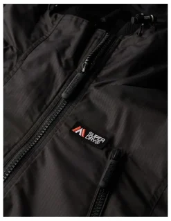 Superdry Hooded Mountain Windbreaker in Black