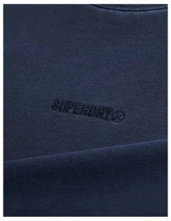 Superdry Micro Logo Crew in Blue Knight