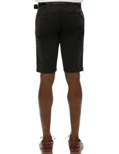 Superdry Officer Chino Short in Washed Black