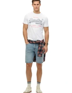 Superdry Vintage Logo Heritage Tee in White