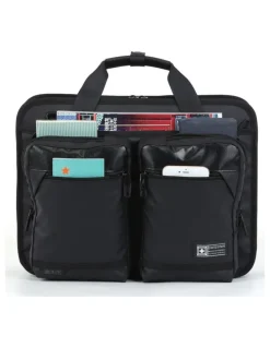 Swisswin Swisswin Waterproof Laptop Briefcase Messenger Travel Work Bag Black