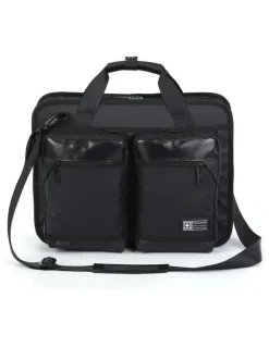 Swisswin Swisswin Waterproof Laptop Briefcase Messenger Travel Work Bag Black