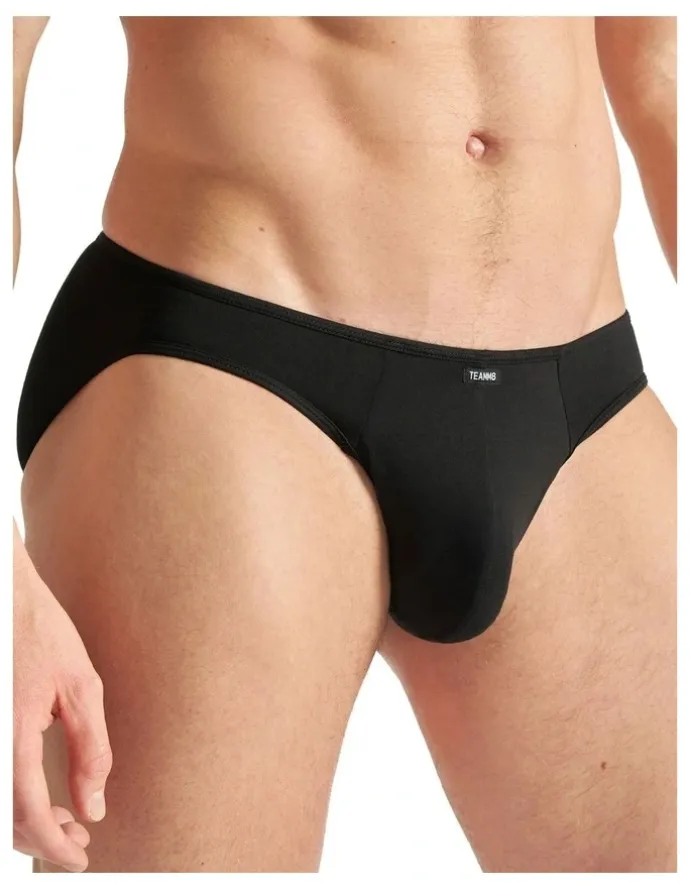 TEAMM8 Flaunt Bikini Brief in Onyx