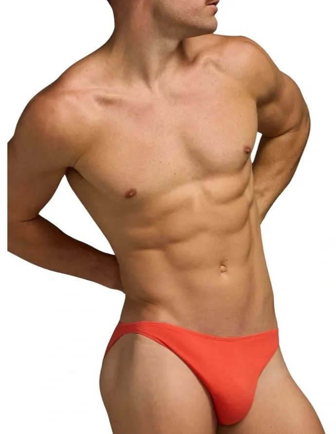 TEAMM8 Flirt Cotton Micro Brief in Orange