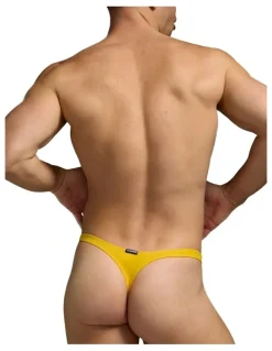 TEAMM8 Flirt Cotton Thong in Yellow