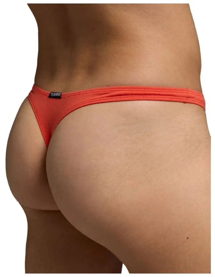 TEAMM8 Flirt Cotton Thong in Orange