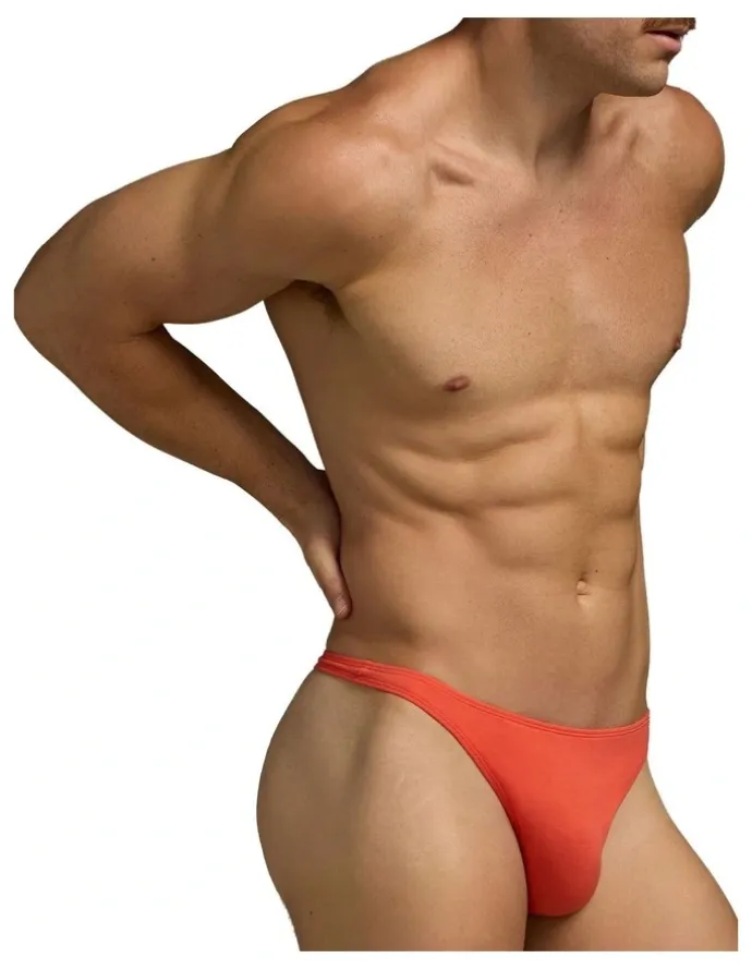 TEAMM8 Flirt Cotton Thong in Orange