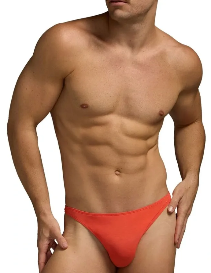 TEAMM8 Flirt Cotton Thong in Orange