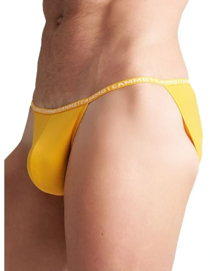 TEAMM8 Glide Micro Brief in Yellow