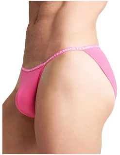 TEAMM8 Glide Micro Brief in Raspberry