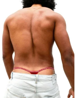 TEAMM8 Glide Micro Thong in Red