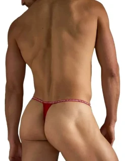TEAMM8 Glide Micro Thong in Red