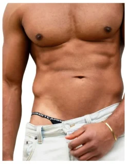 TEAMM8 Glide Micro Thong in Black
