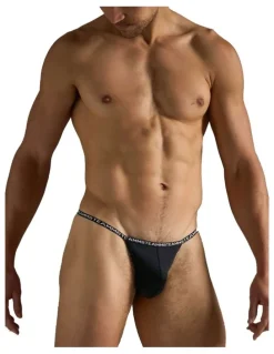 TEAMM8 Glide Micro Thong in Black