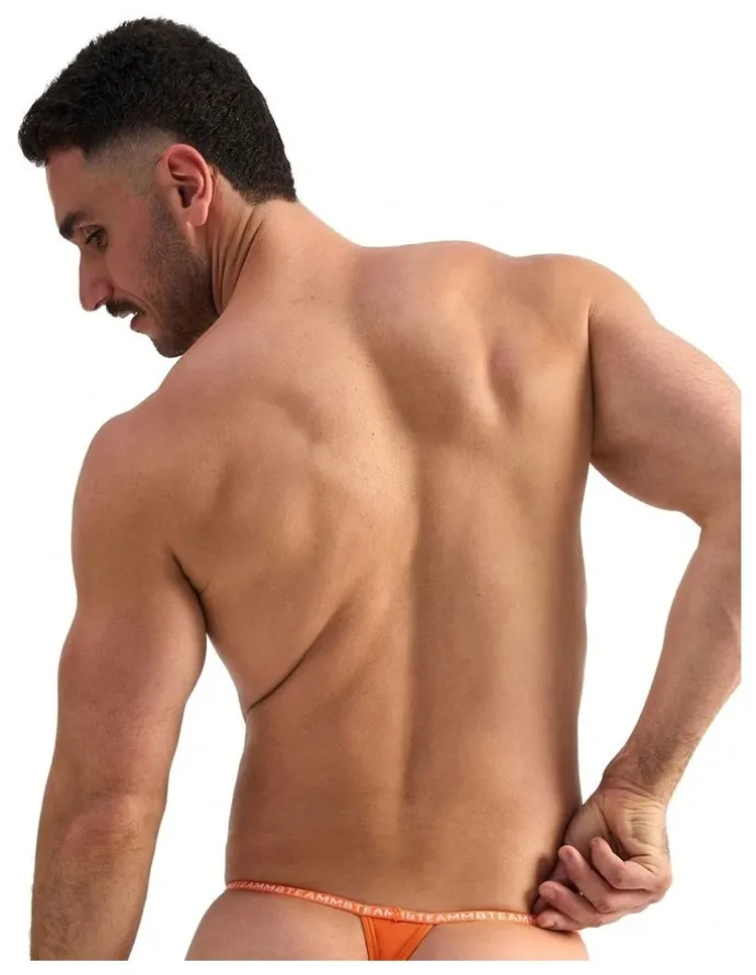 TEAMM8 Glide Micro Thong in Orange
