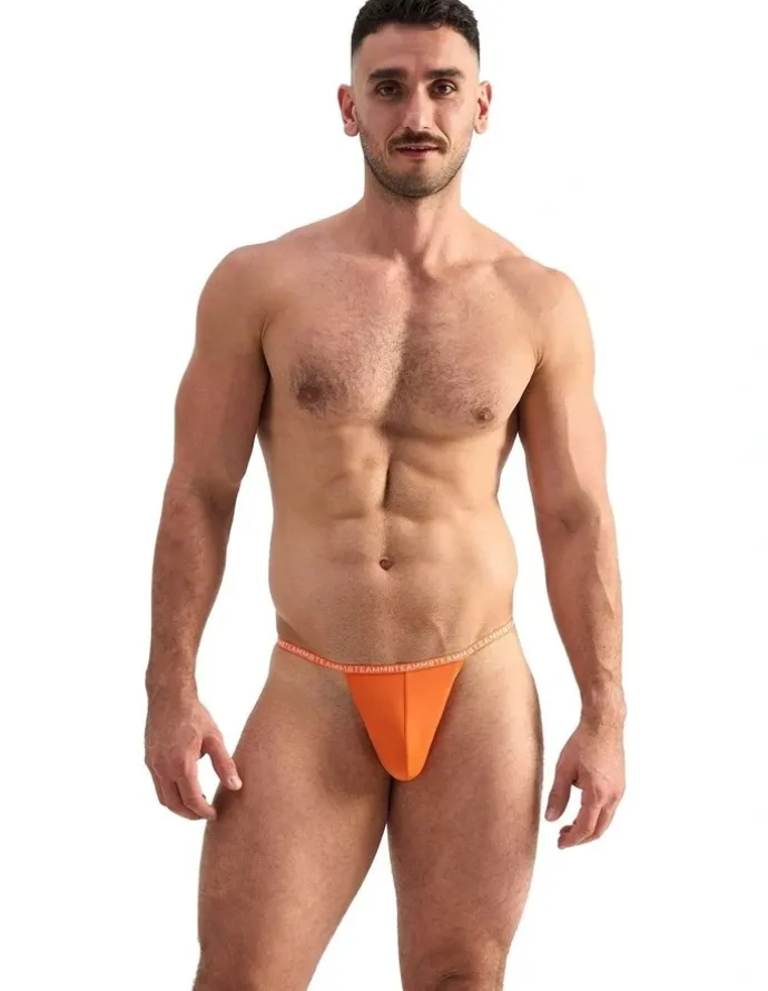 TEAMM8 Glide Micro Thong in Orange