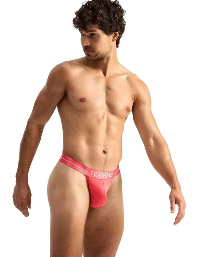 TEAMM8 Icon Thong in Coral