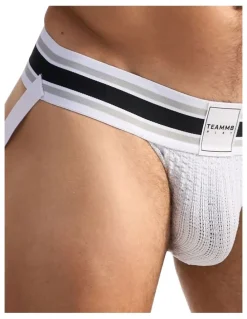 TEAMM8 Locker Room Jockstrap in Chalk