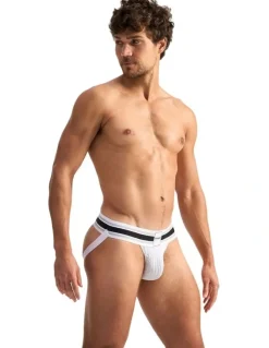 TEAMM8 Locker Room Jockstrap in Chalk