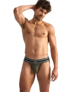 TEAMM8 Locker Room Jockstrap in Khaki