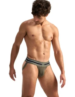 TEAMM8 Locker Room Jockstrap in Khaki