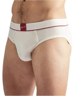 TEAMM8 Most Valuable Player Ribbed Brief in White