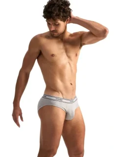 TEAMM8 New Cotton Classic Brief in Grey Marle