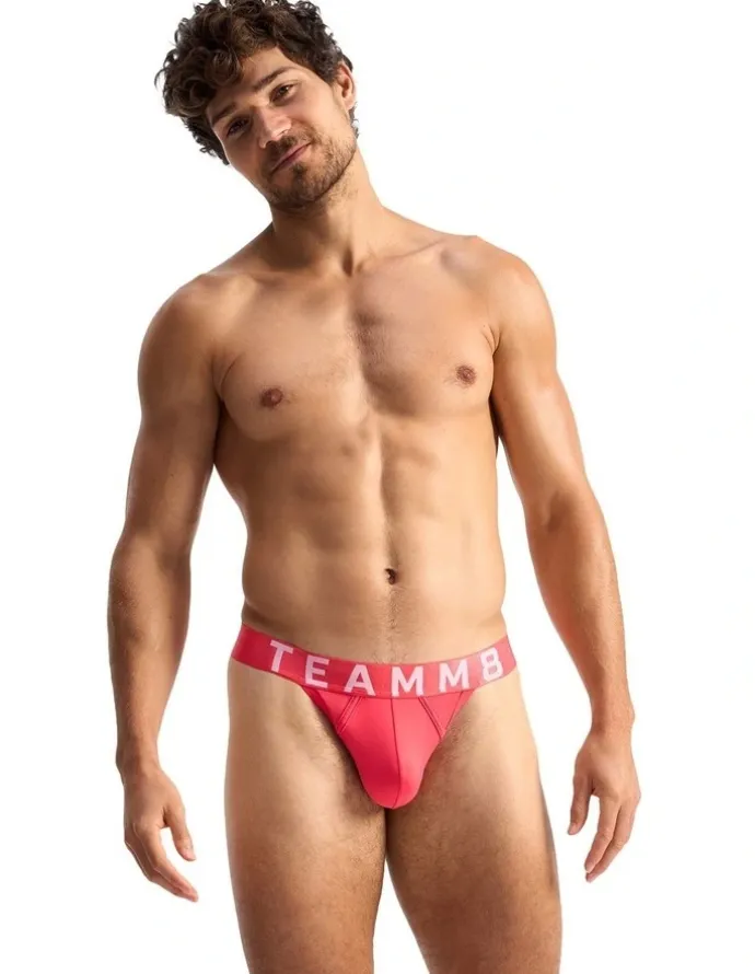 TEAMM8 Spartacus Thong in Hot Pink
