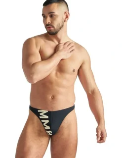 TEAMM8 Arena Swim Thong in Black