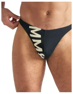 TEAMM8 Arena Swim Thong in Black