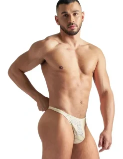 TEAMM8 Kouros Swim Thong in Cream