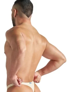 TEAMM8 Kouros Swim Thong in Cream