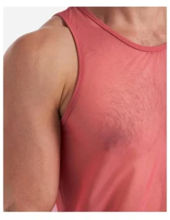 TEAMM8 Score Sheer Tank in Baroque Rose
