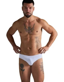 TEAMM8 Standard Swim Brief in White