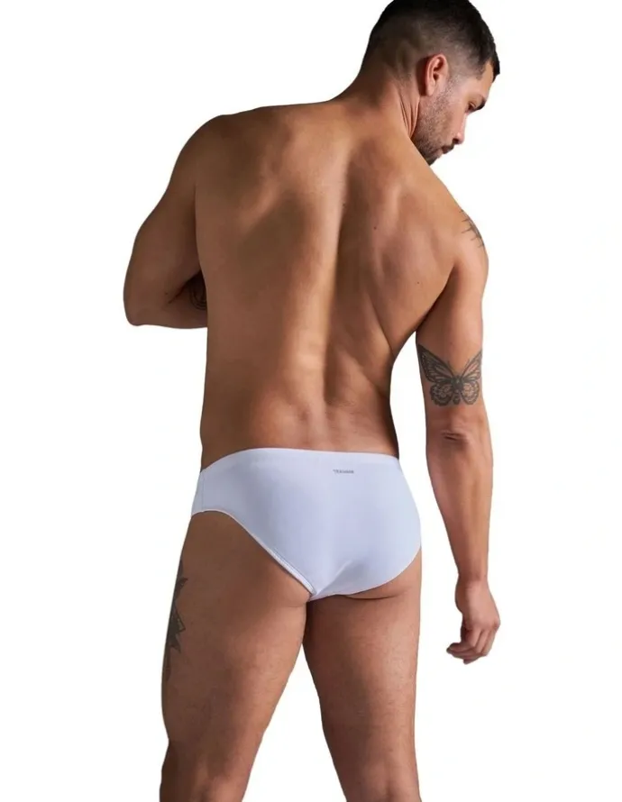 TEAMM8 Standard Swim Brief in White