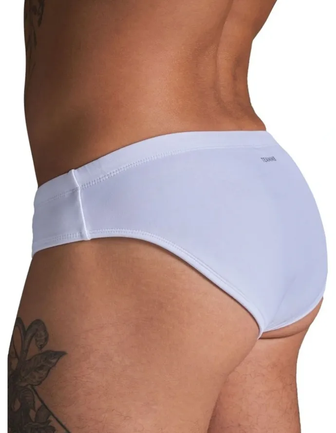 TEAMM8 Standard Swim Brief in White