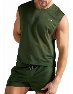 TEAMM8 Sydney Social Club Muscle Tank in Green