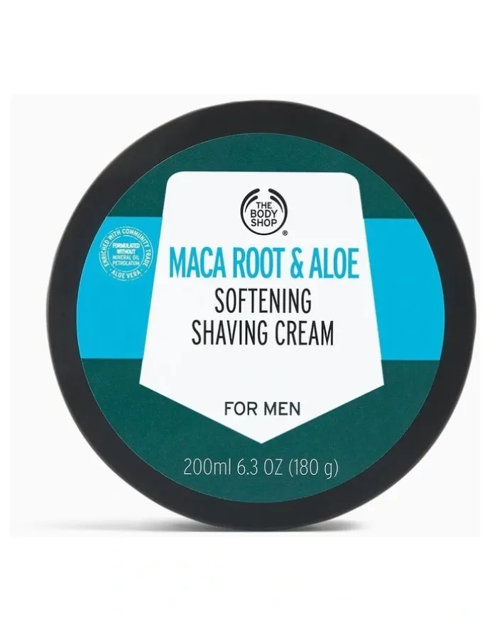 The Body Shop Maca Root And Aloe Softening Shaving Cream