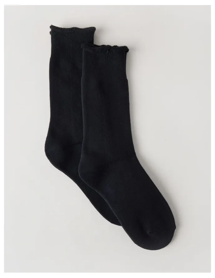 There After 2 Pack Cotton Terry Socks in Black